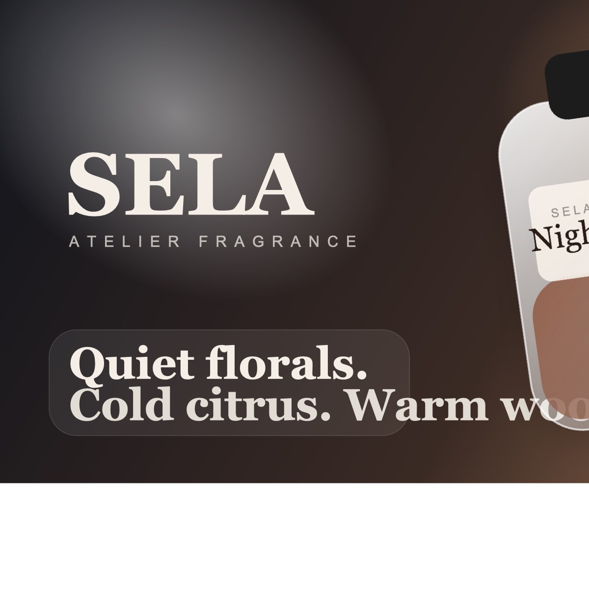 Botol parfum Sela Atelier Night Resin